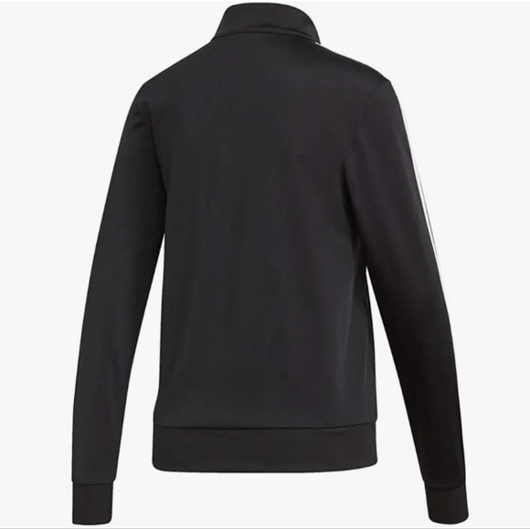 NWT ADIDAS BLACK STRIPED JACKET - Picture 3 of 4